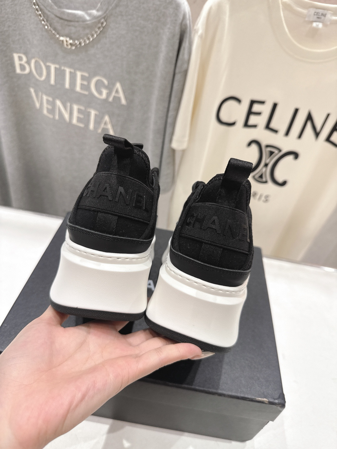 高版本出厂 Chanel* 小香2026ss 最新饼干鞋目前超级流行的厚底饼干鞋，熊猫鞋休闲鞋网红明星小