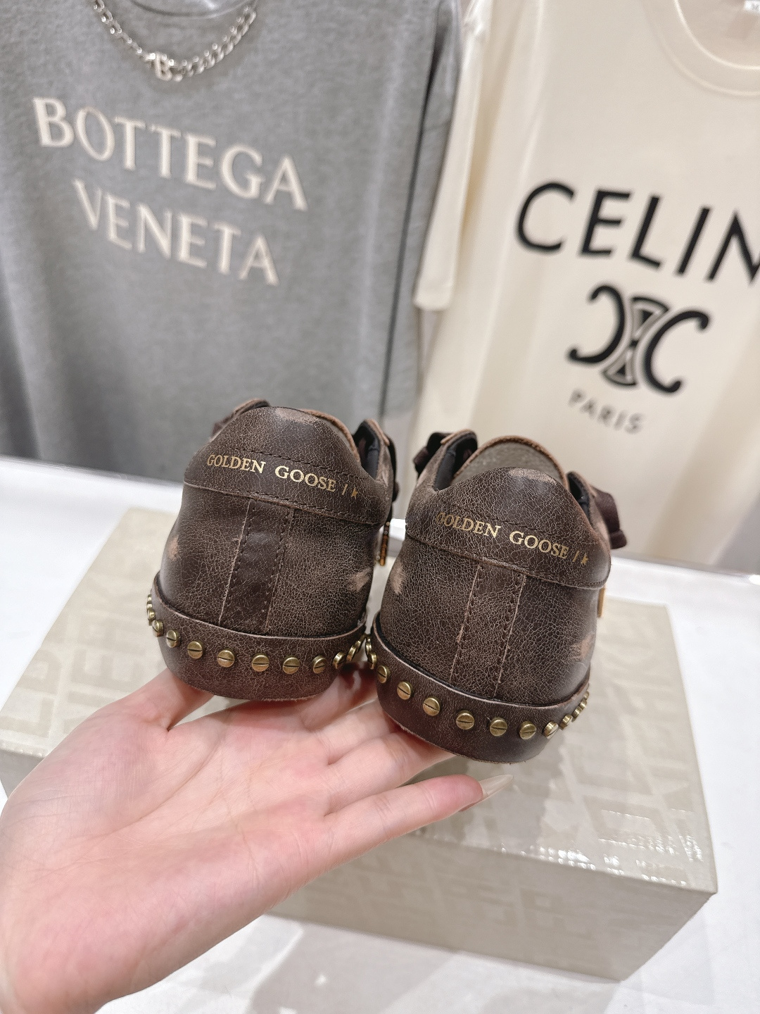 顶级版本 莞货 GGDB~~新款做旧脏脏鞋德训鞋休闲鞋新款Golden Goose Deluxe Bra