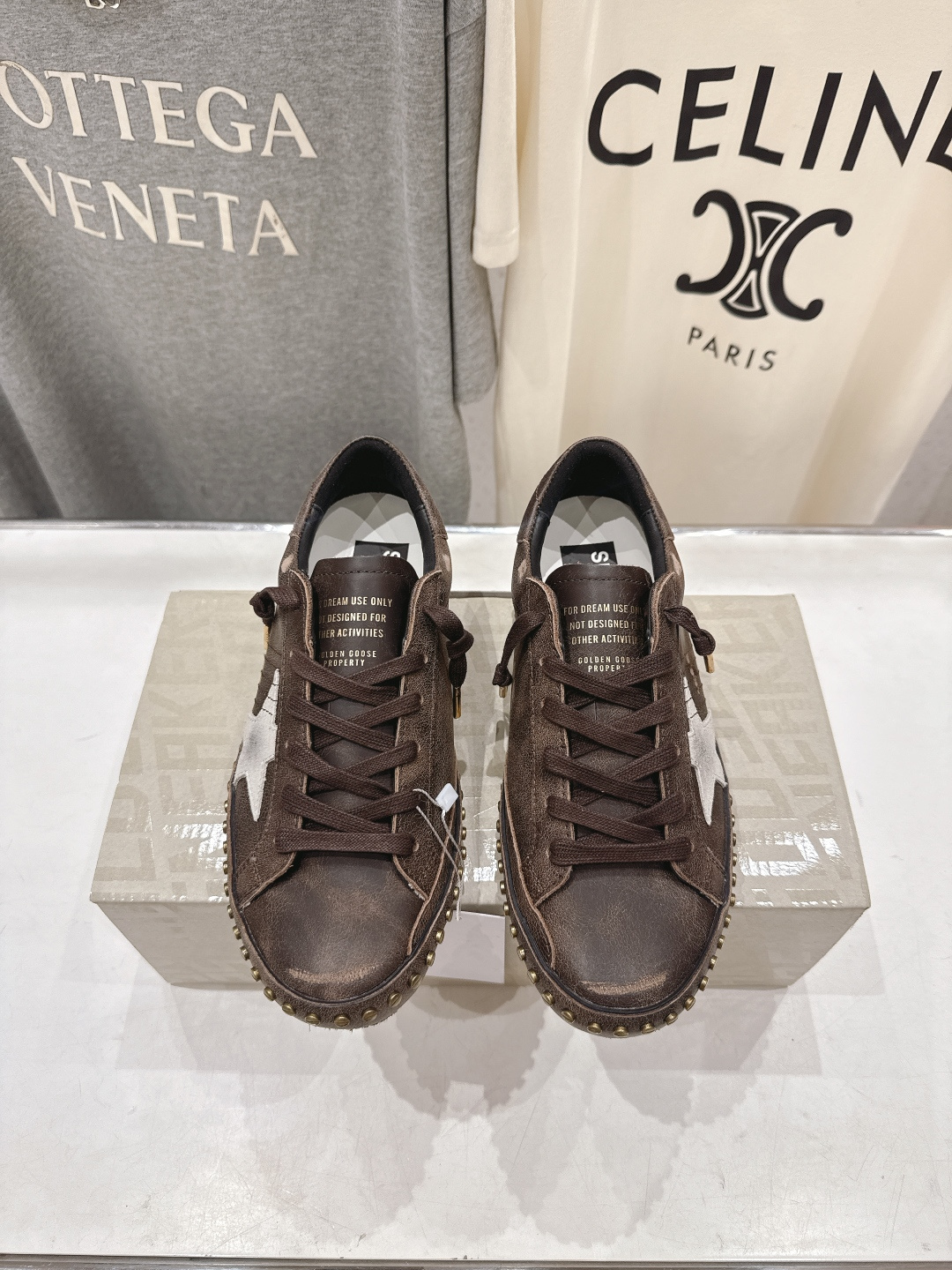 顶级版本 莞货 GGDB~~新款做旧脏脏鞋德训鞋休闲鞋新款Golden Goose Deluxe Bra