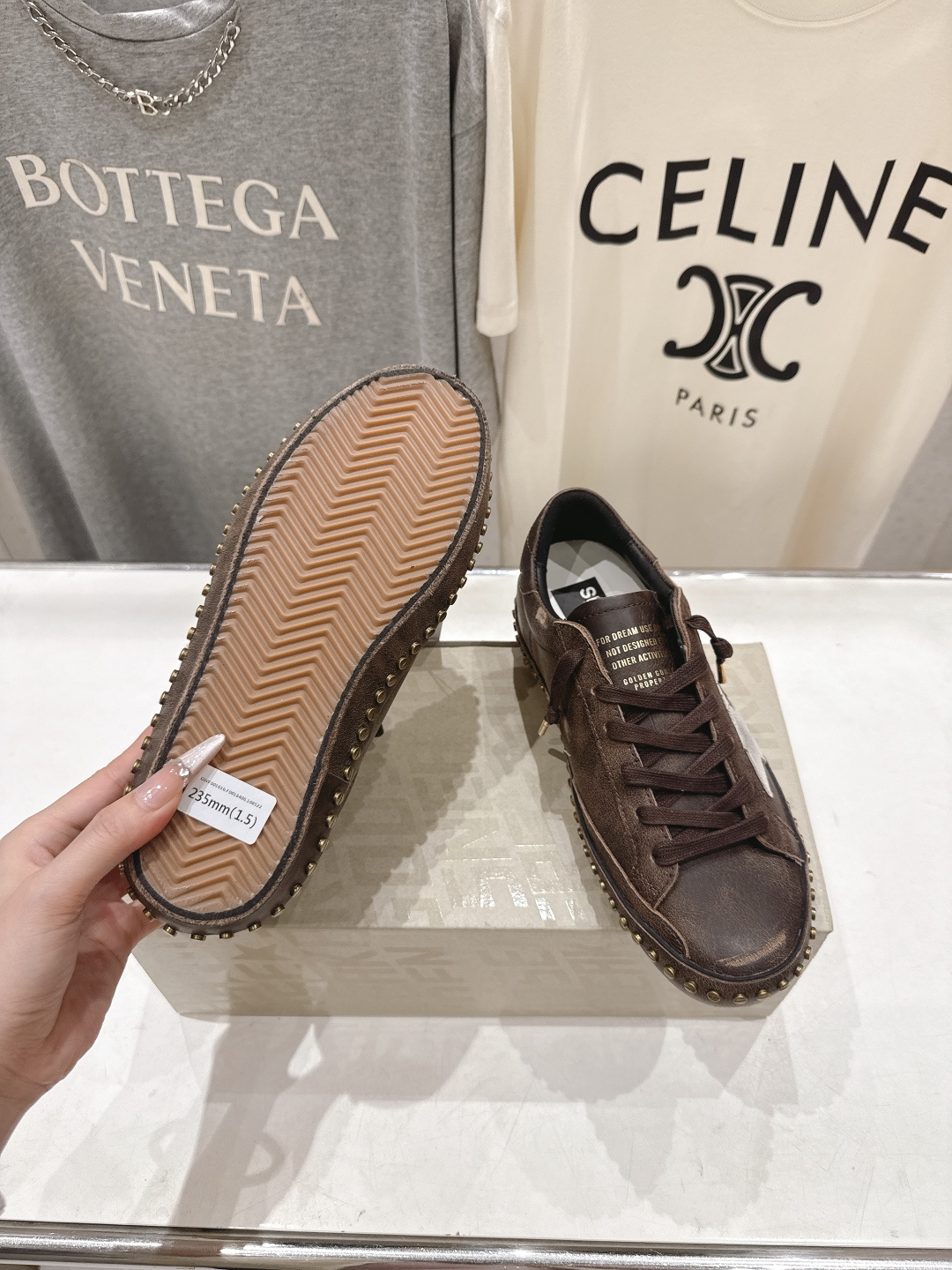 顶级版本 莞货 GGDB~~新款做旧脏脏鞋德训鞋休闲鞋新款Golden Goose Deluxe Bra