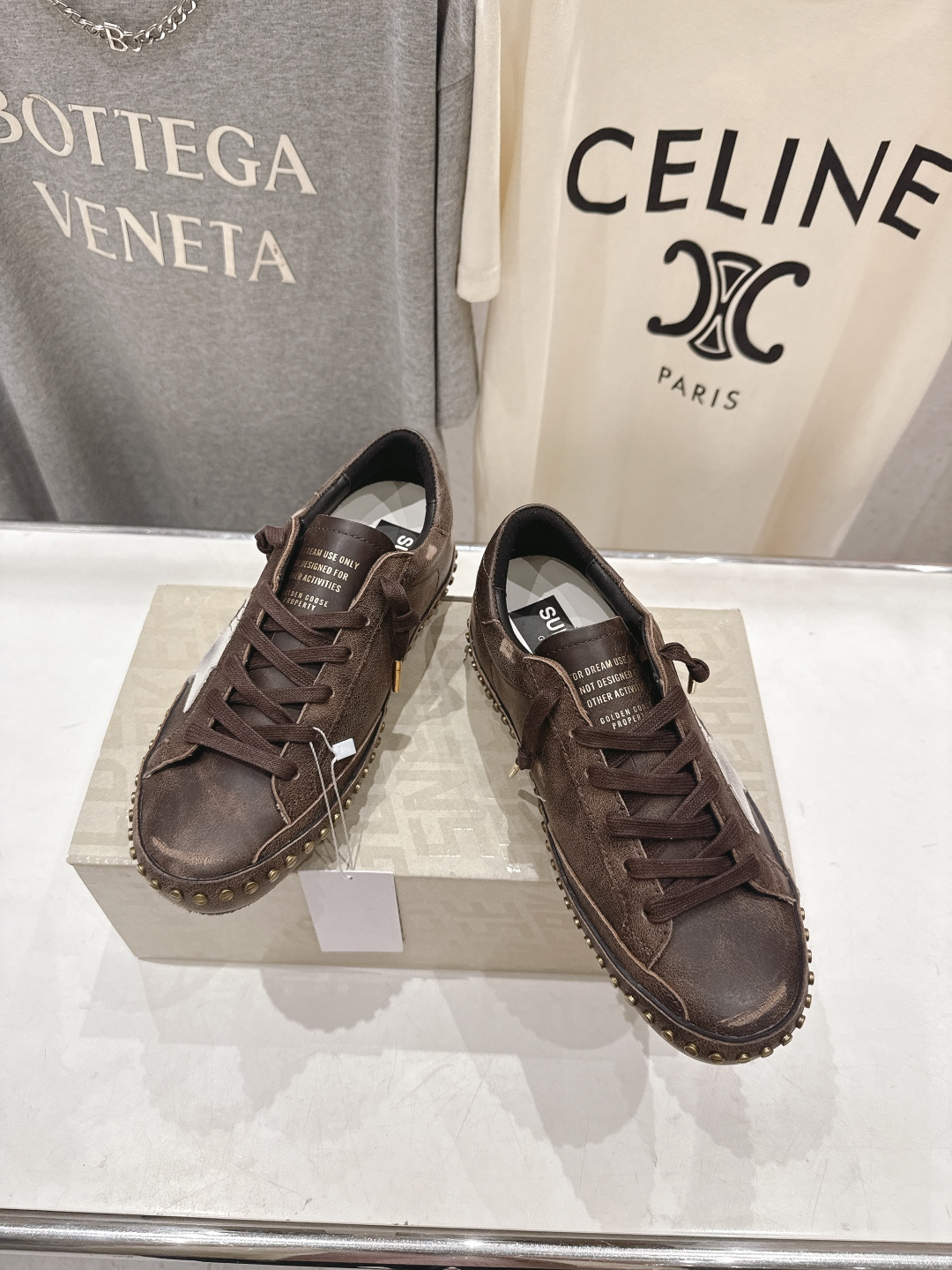 顶级版本 莞货 GGDB~~新款做旧脏脏鞋德训鞋休闲鞋新款Golden Goose Deluxe Bra