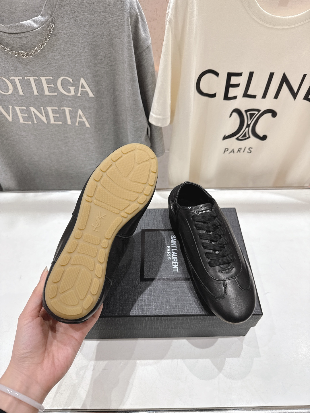 高版本出厂 SAINT LAURENT* F049 圣罗兰YSL 2026ss春夏新款休闲鞋薄底阿甘鞋上