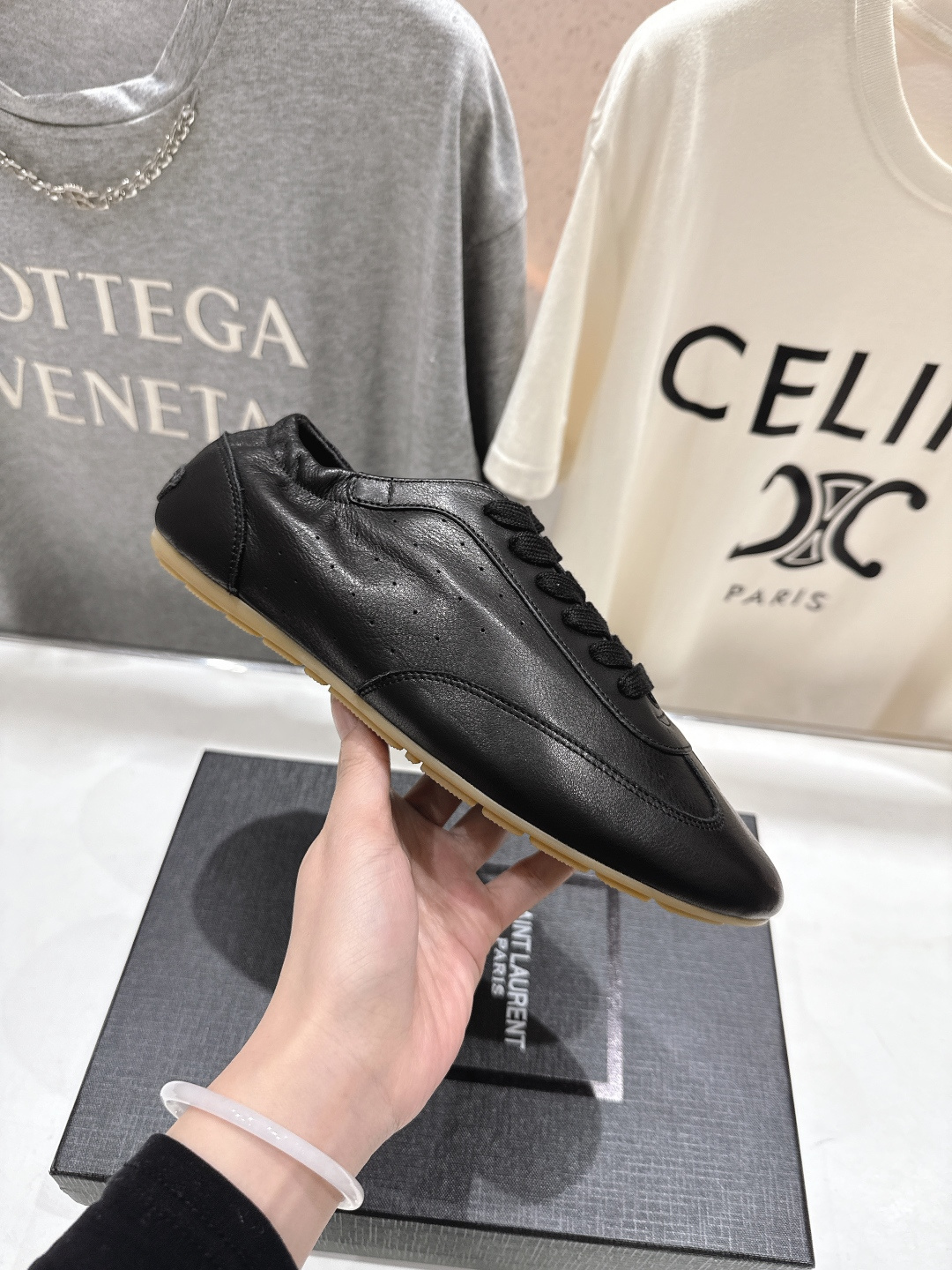 高版本出厂 SAINT LAURENT* F049 圣罗兰YSL 2026ss春夏新款休闲鞋薄底阿甘鞋上