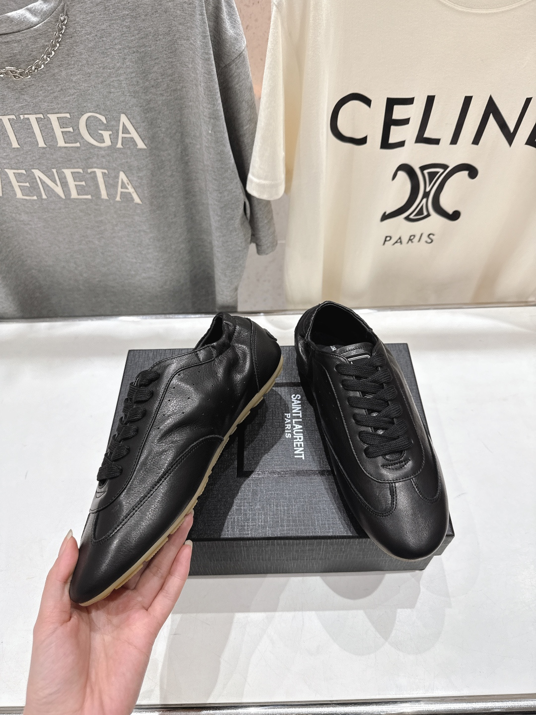 高版本出厂 SAINT LAURENT* F049 圣罗兰YSL 2026ss春夏新款休闲鞋薄底阿甘鞋上