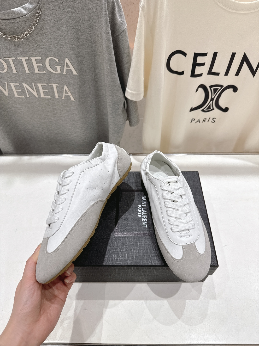 高版本出厂 SAINT LAURENT* F049 圣罗兰YSL 2026ss春夏新款休闲鞋薄底阿甘鞋上