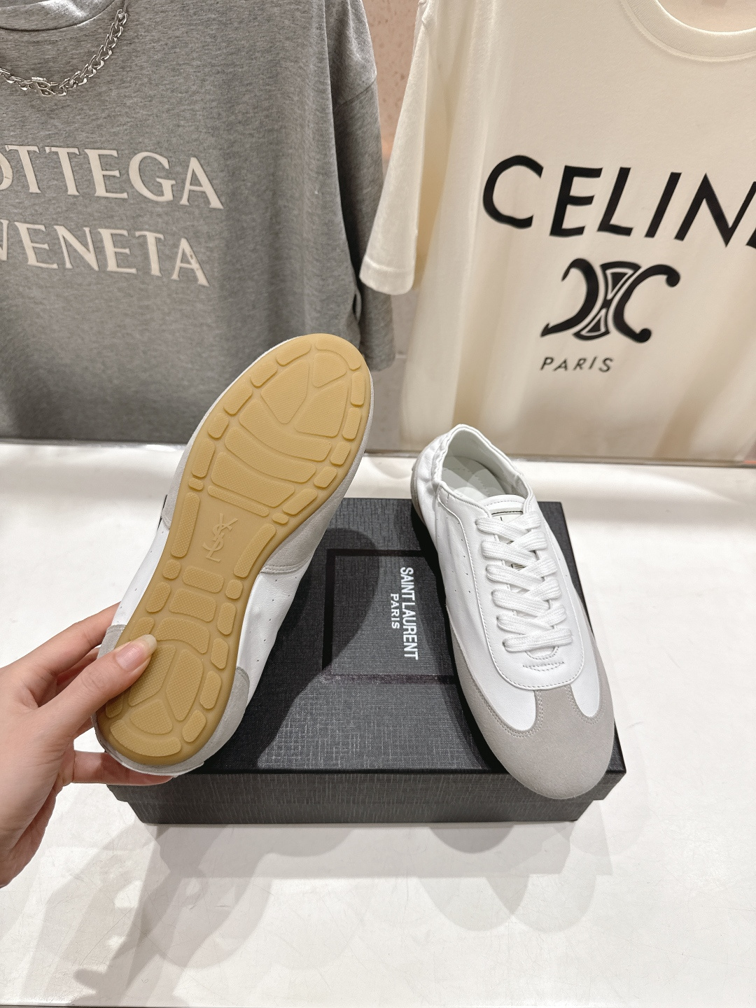 高版本出厂 SAINT LAURENT* F049 圣罗兰YSL 2026ss春夏新款休闲鞋薄底阿甘鞋上