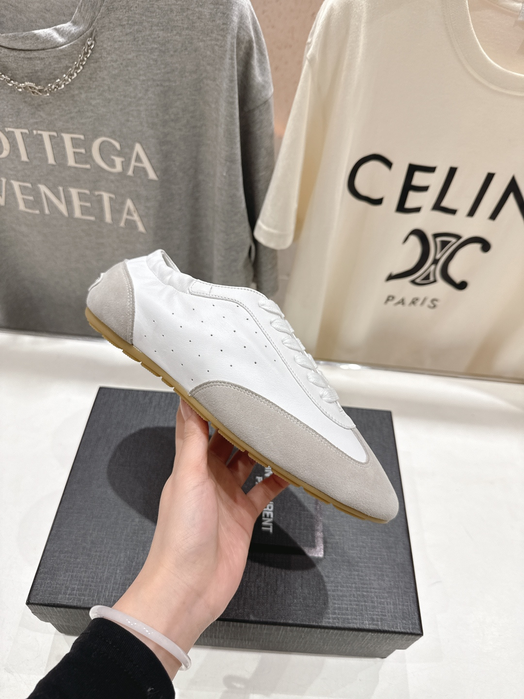 高版本出厂 SAINT LAURENT* F049 圣罗兰YSL 2026ss春夏新款休闲鞋薄底阿甘鞋上