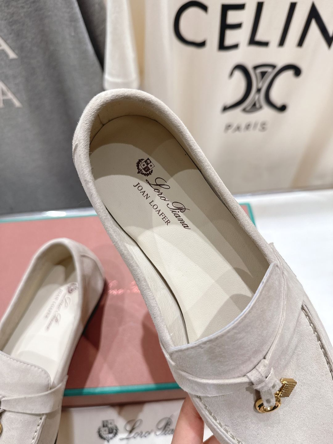 高版本出厂 男码+20 Loro Piana* LP诺悠翩雅‖2026ss专柜同步新款平底鞋一脚蹬乐福鞋