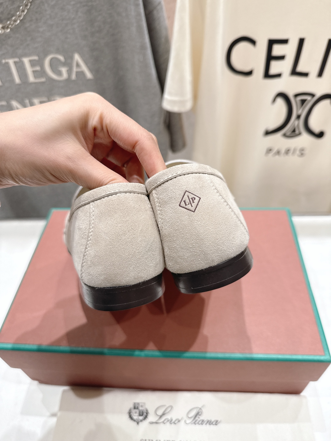 高版本出厂 男码+20 Loro Piana* LP诺悠翩雅‖2026ss专柜同步新款平底鞋一脚蹬乐福鞋