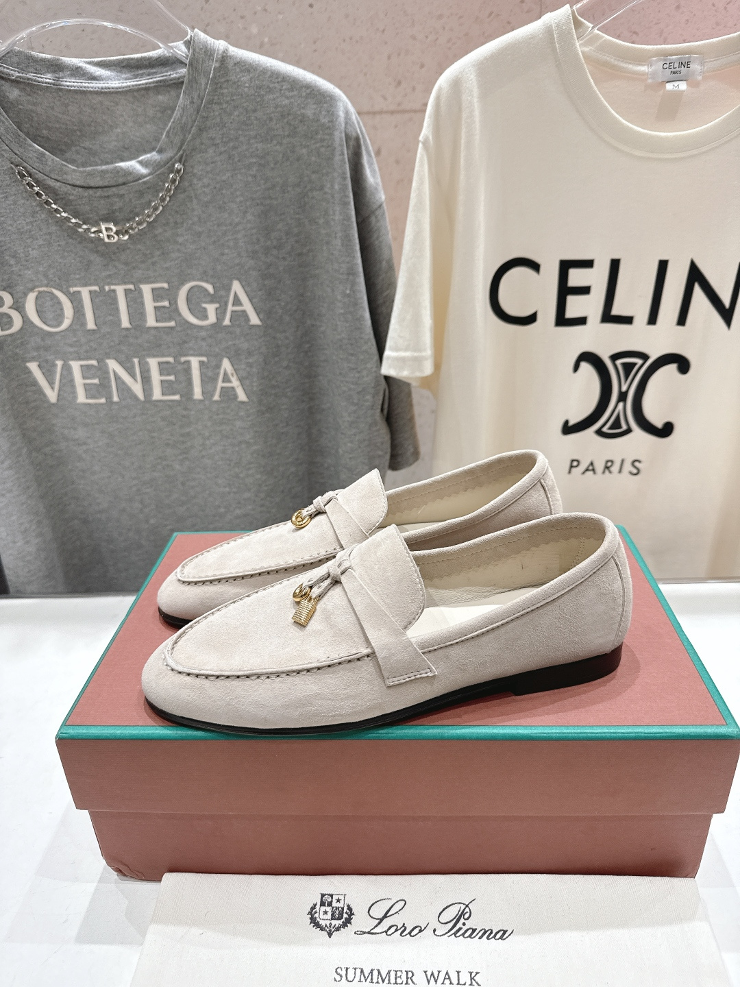 高版本出厂 男码+20 Loro Piana* LP诺悠翩雅‖2026ss专柜同步新款平底鞋一脚蹬乐福鞋