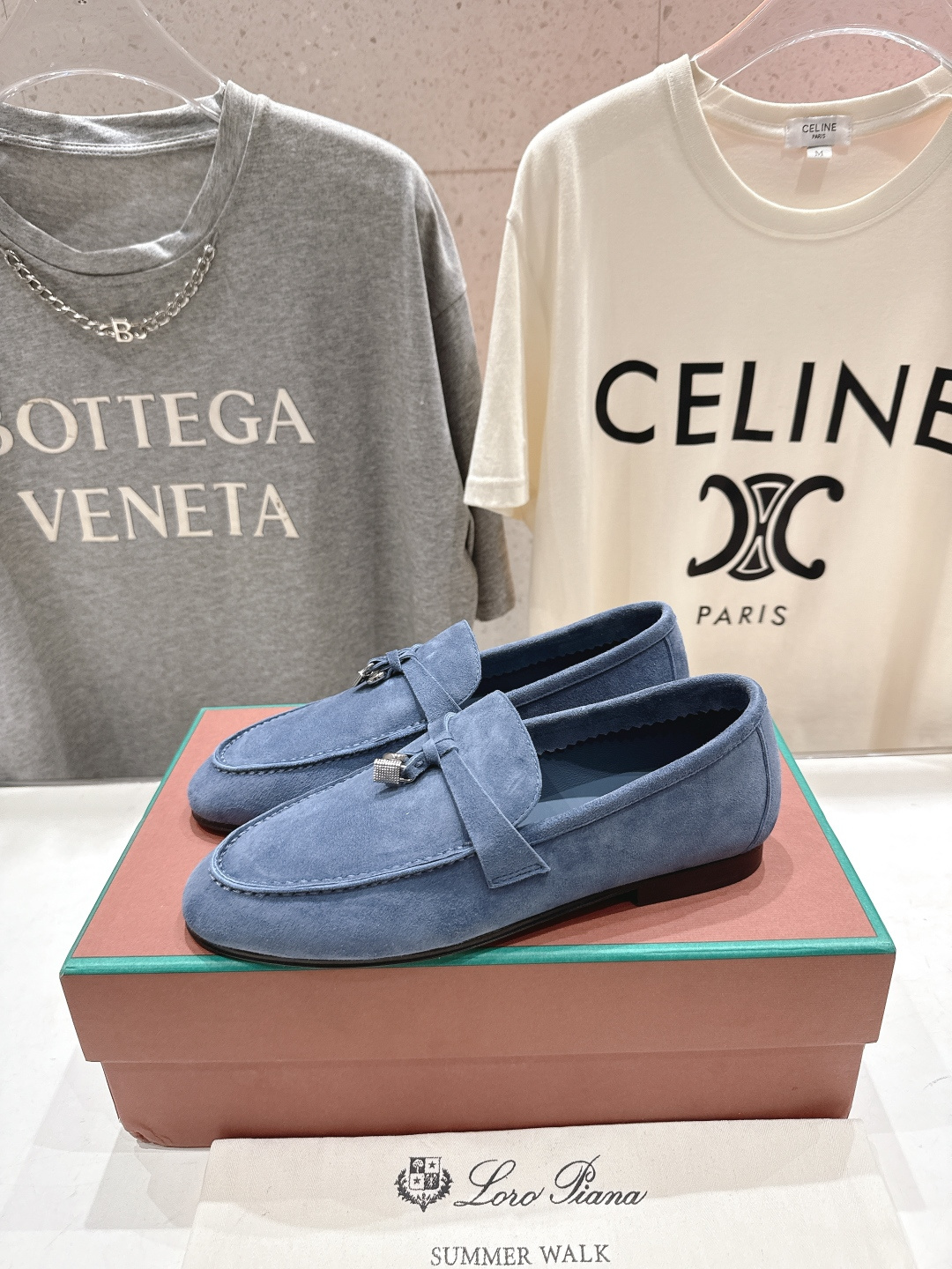 高版本出厂 男码+20 Loro Piana* LP诺悠翩雅‖2026ss专柜同步新款平底鞋一脚蹬乐福鞋