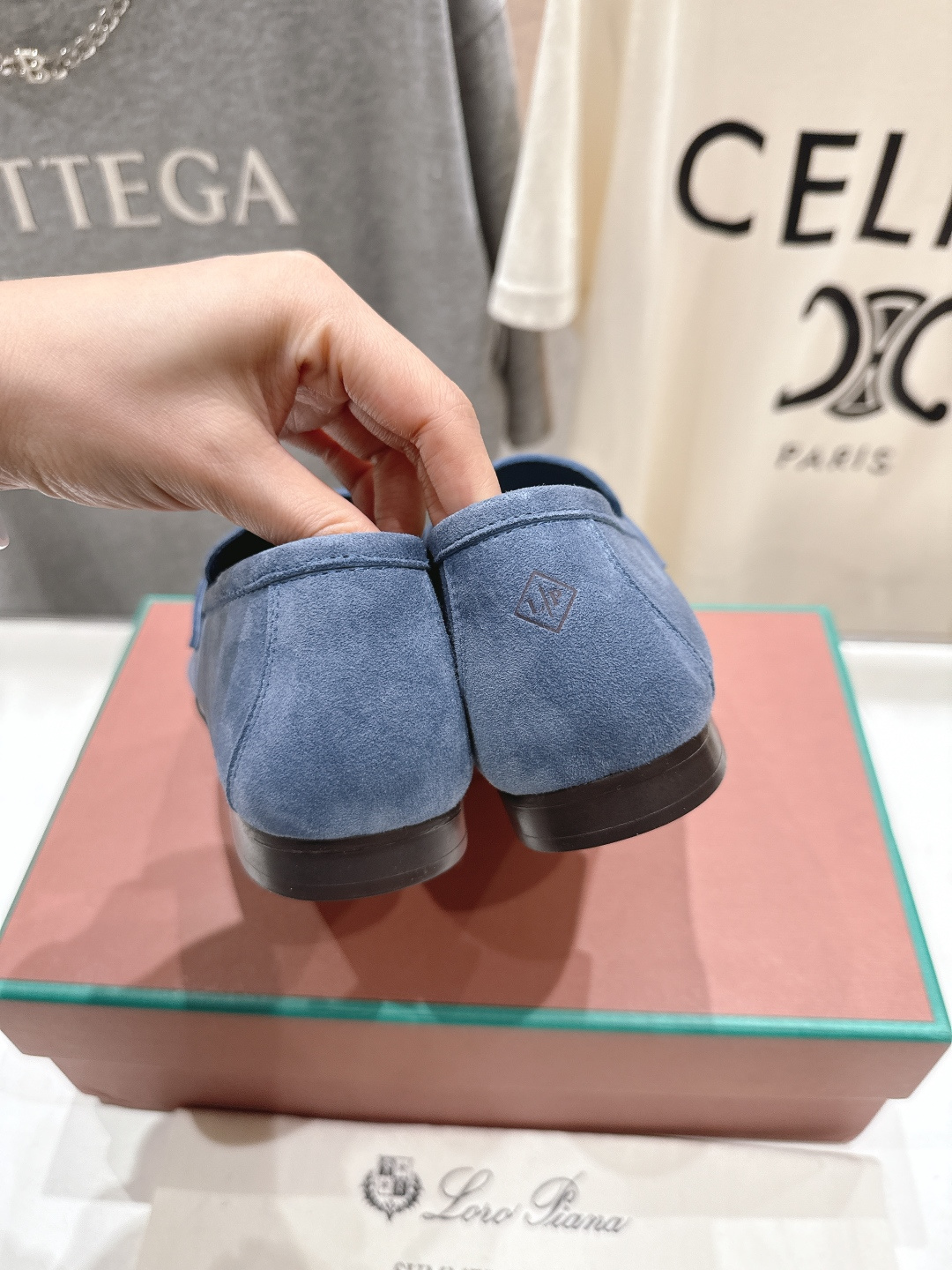 高版本出厂 男码+20 Loro Piana* LP诺悠翩雅‖2026ss专柜同步新款平底鞋一脚蹬乐福鞋