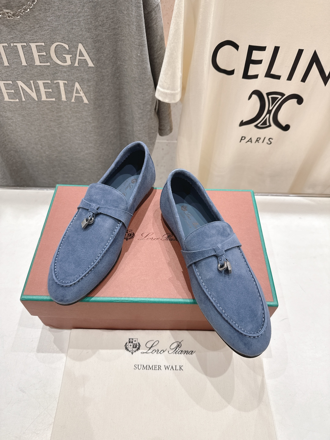 高版本出厂 男码+20 Loro Piana* LP诺悠翩雅‖2026ss专柜同步新款平底鞋一脚蹬乐福鞋