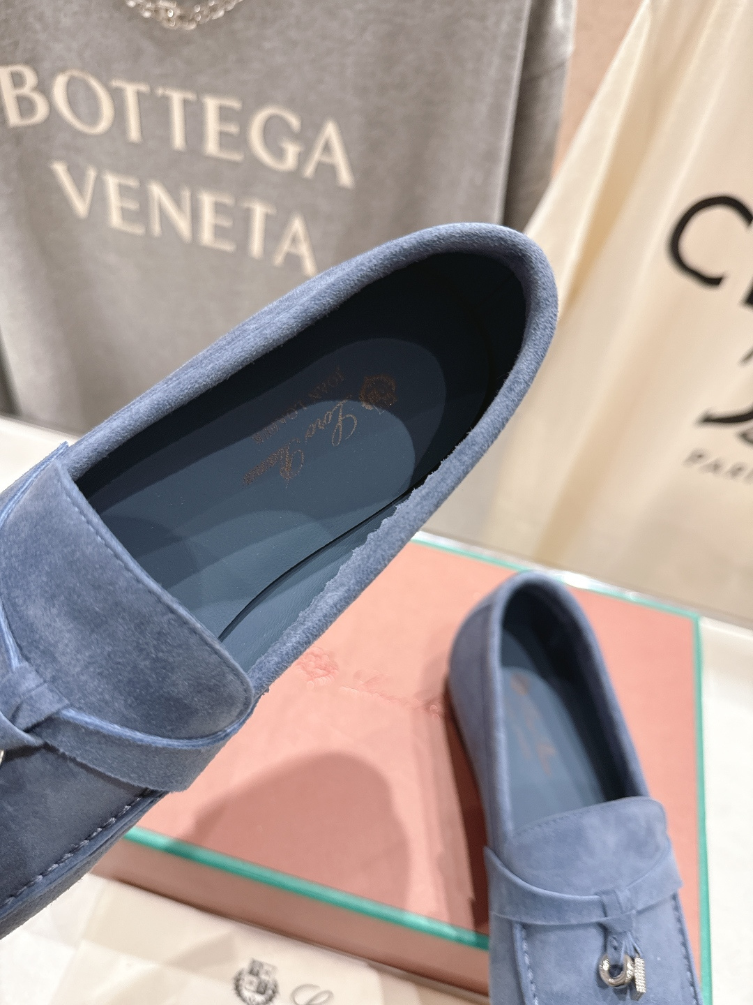 高版本出厂 男码+20 Loro Piana* LP诺悠翩雅‖2026ss专柜同步新款平底鞋一脚蹬乐福鞋