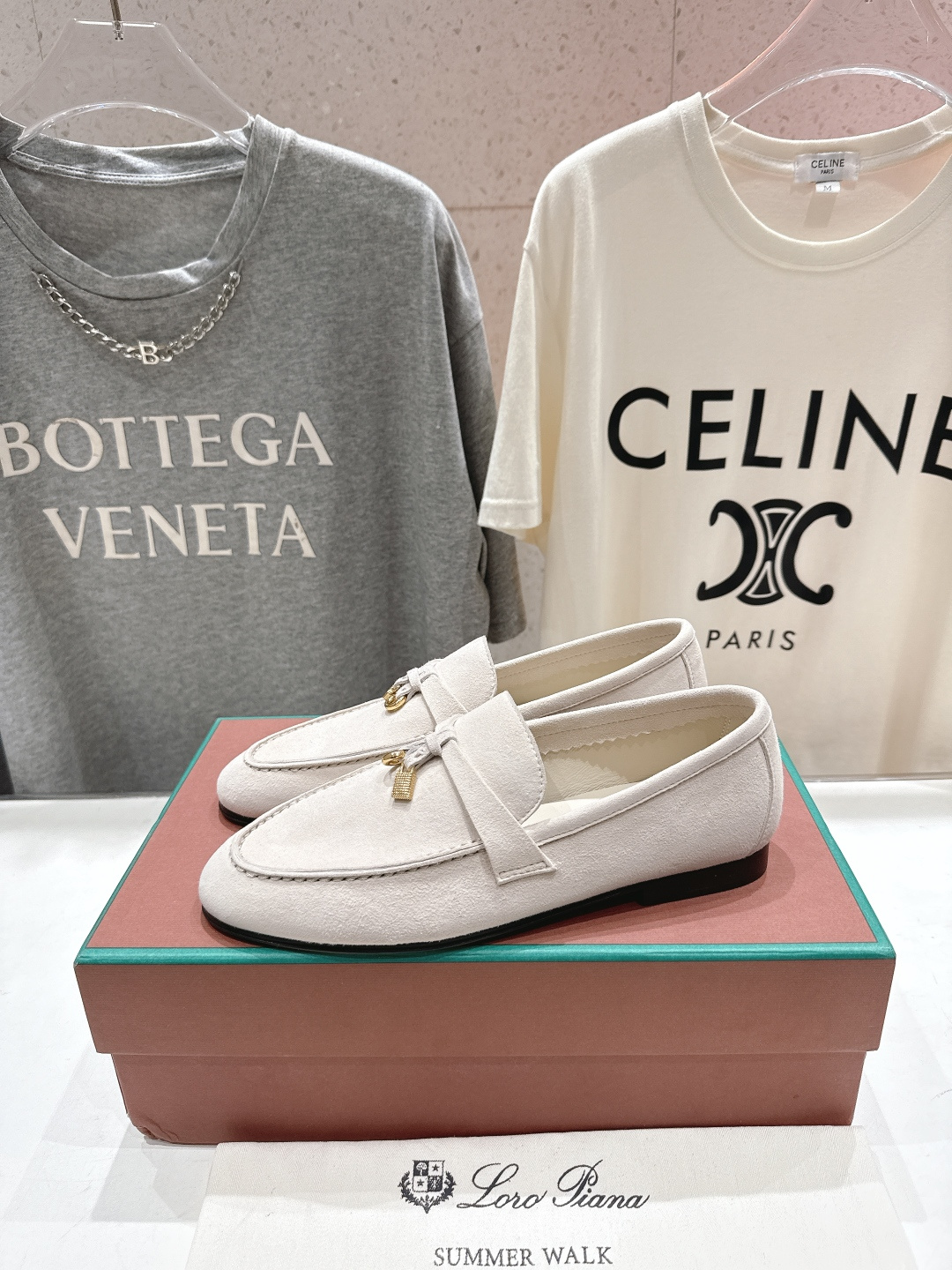 高版本出厂 男码+20 Loro Piana* LP诺悠翩雅‖2026ss专柜同步新款平底鞋一脚蹬乐福鞋