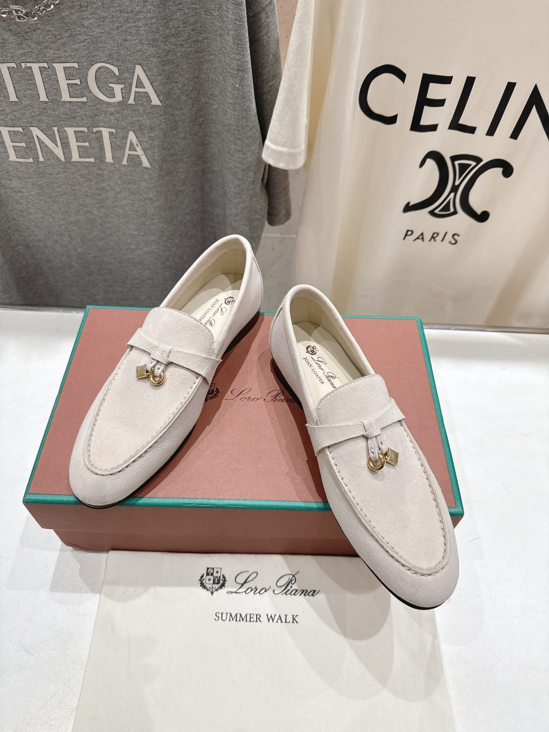 高版本出厂 男码+20 Loro Piana* LP诺悠翩雅‖2026ss专柜同步新款平底鞋一脚蹬乐福鞋