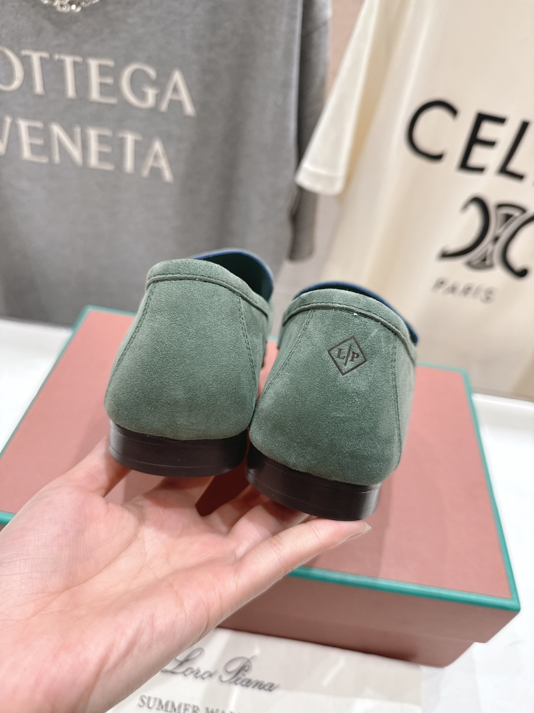 高版本出厂 男码+20 Loro Piana* LP诺悠翩雅‖2026ss专柜同步新款平底鞋一脚蹬乐福鞋