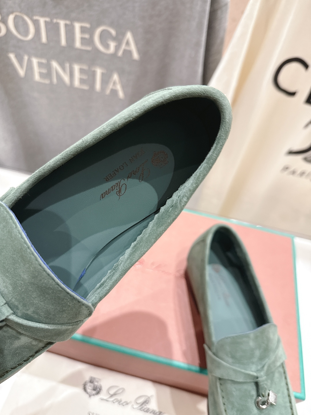 高版本出厂 男码+20 Loro Piana* LP诺悠翩雅‖2026ss专柜同步新款平底鞋一脚蹬乐福鞋