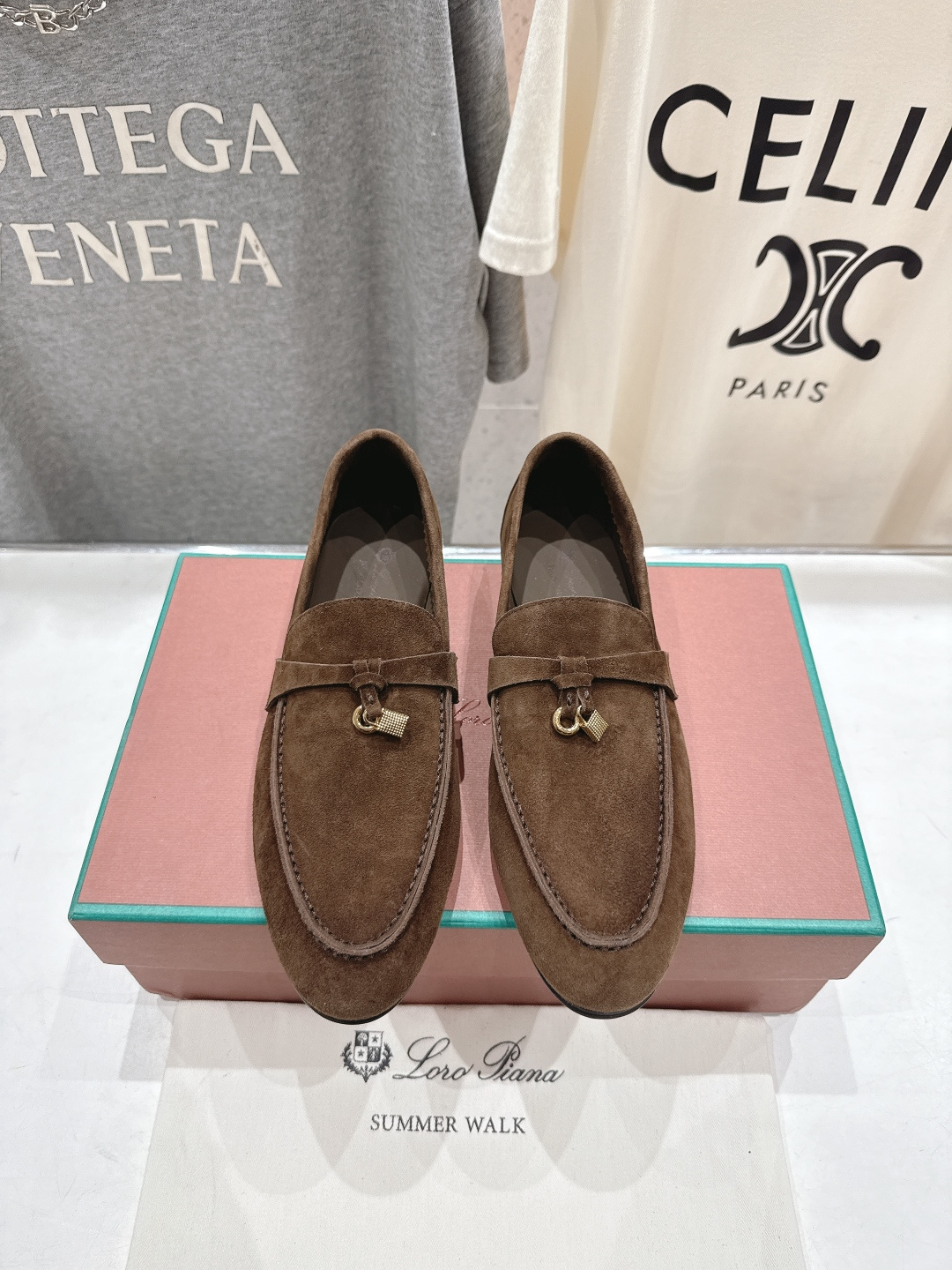 高版本出厂 男码+20 Loro Piana* LP诺悠翩雅‖2026ss专柜同步新款平底鞋一脚蹬乐福鞋