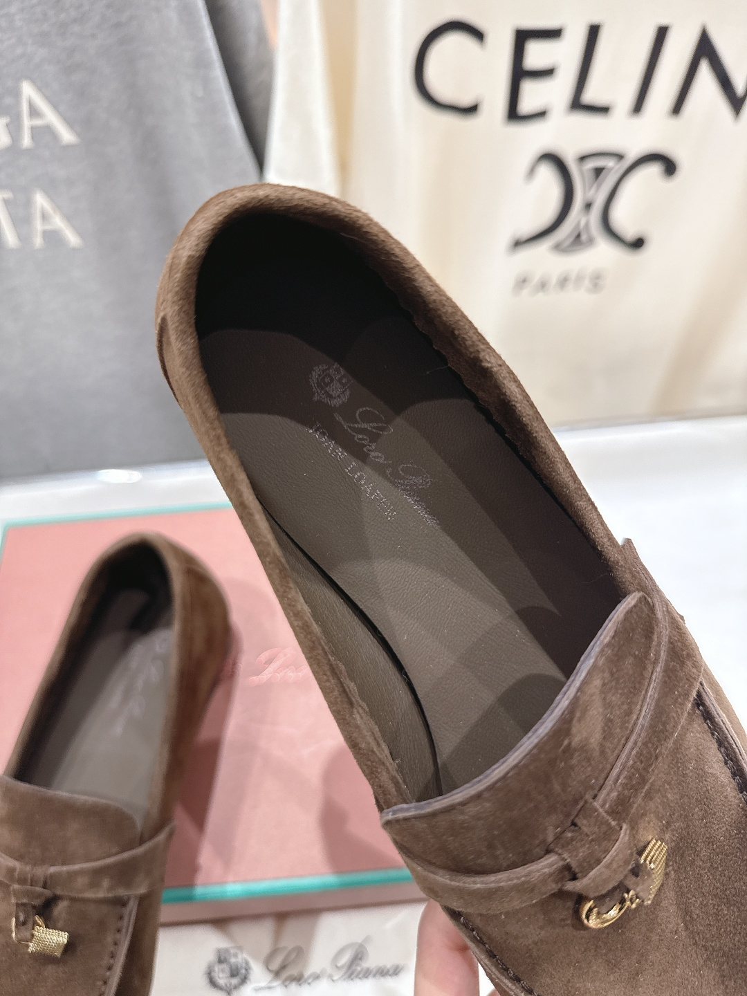 高版本出厂 男码+20 Loro Piana* LP诺悠翩雅‖2026ss专柜同步新款平底鞋一脚蹬乐福鞋