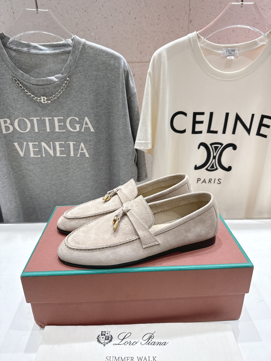 高版本出厂 男码+20 Loro Piana* LP诺悠翩雅‖2026ss专柜同步新款平底鞋一脚蹬乐福鞋