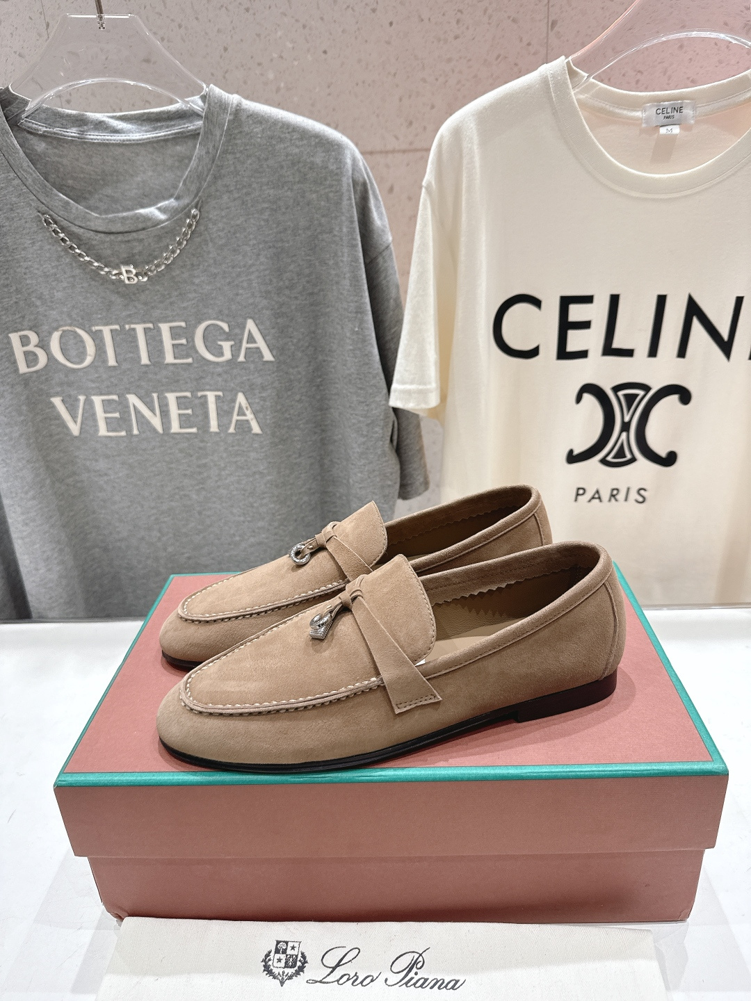 高版本出厂 男码+20 Loro Piana* LP诺悠翩雅‖2026ss专柜同步新款平底鞋一脚蹬乐福鞋