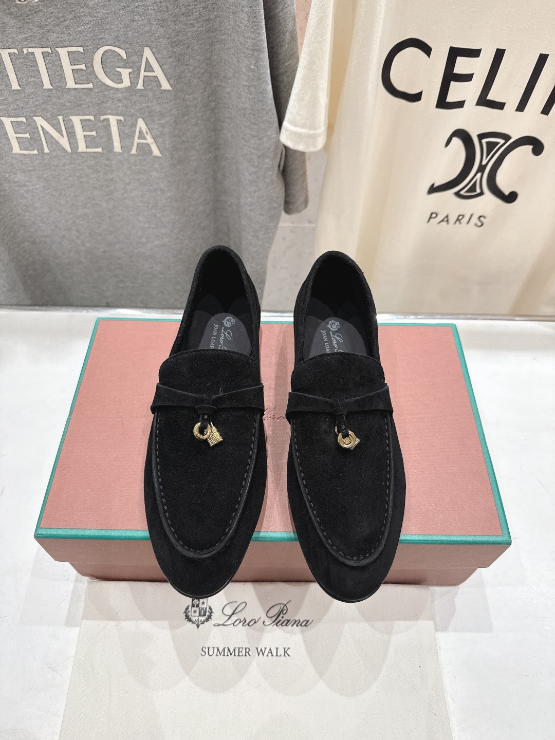 高版本出厂 男码+20 Loro Piana* LP诺悠翩雅‖2026ss专柜同步新款平底鞋一脚蹬乐福鞋