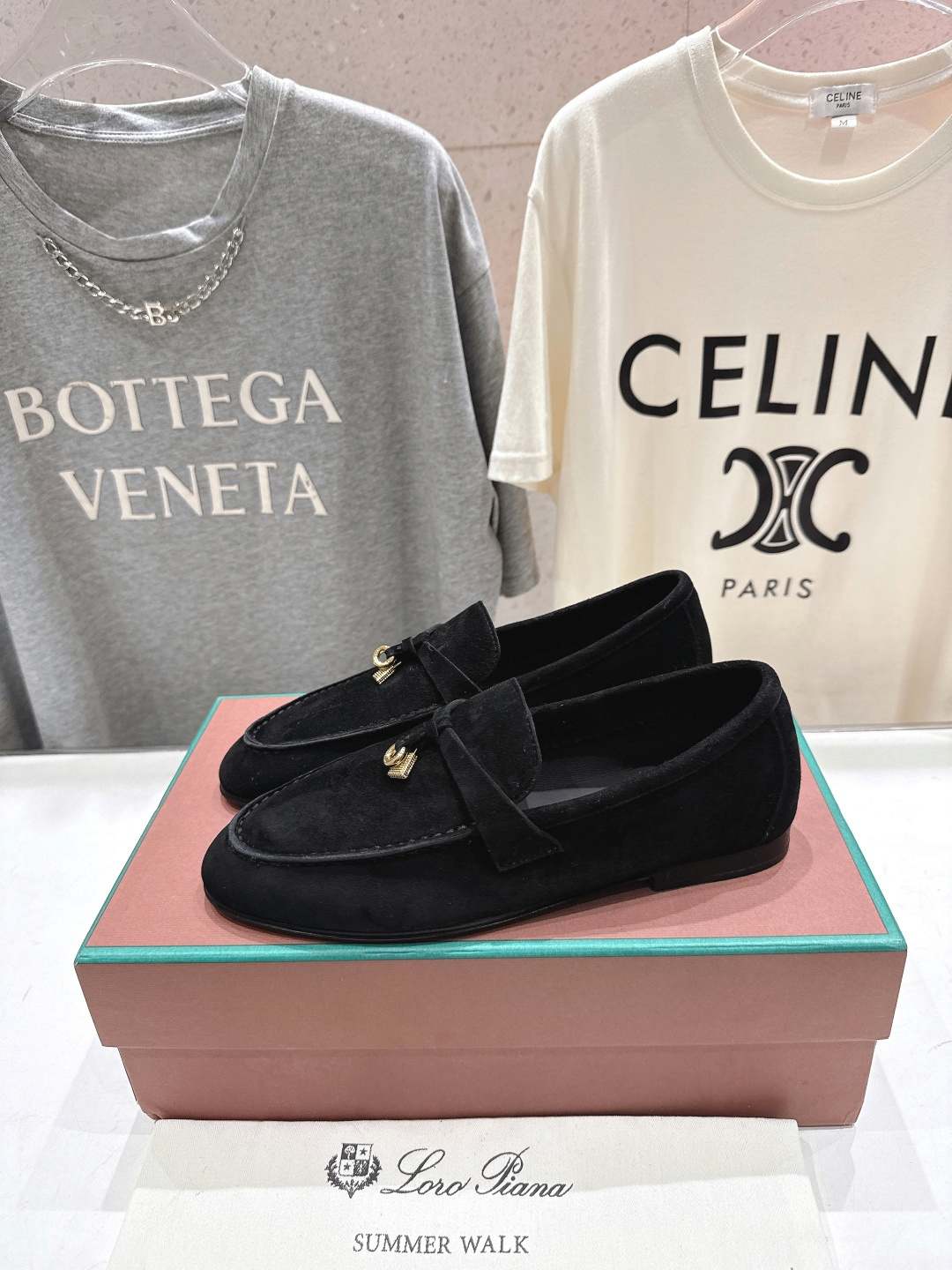 高版本出厂 男码+20 Loro Piana* LP诺悠翩雅‖2026ss专柜同步新款平底鞋一脚蹬乐福鞋