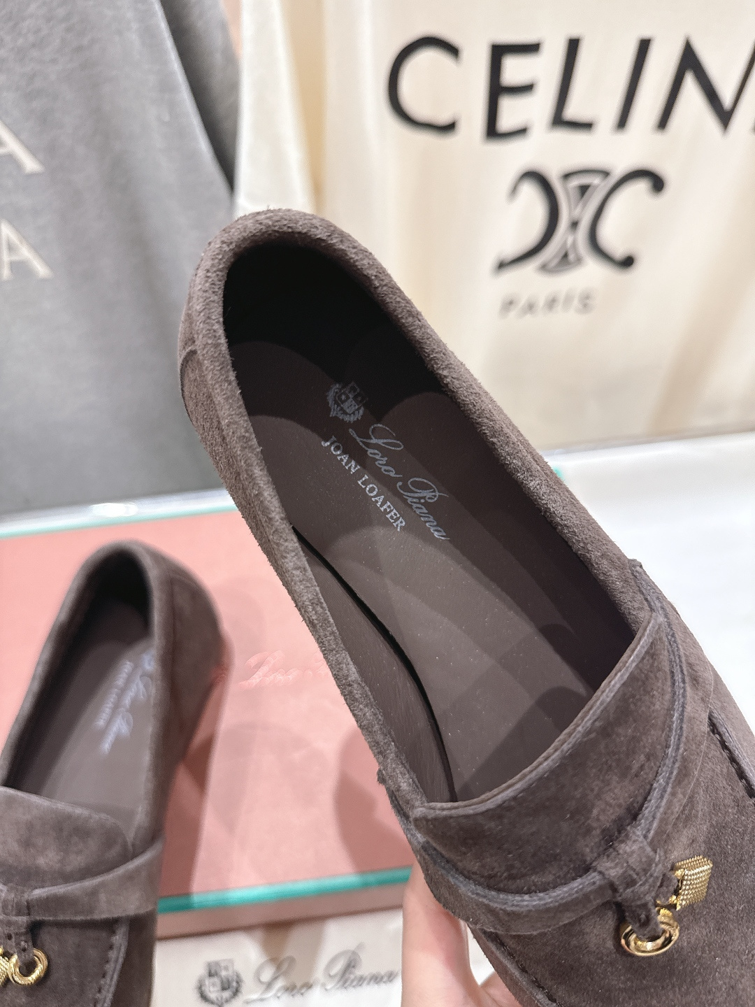 高版本出厂 男码+20 Loro Piana* LP诺悠翩雅‖2026ss专柜同步新款平底鞋一脚蹬乐福鞋