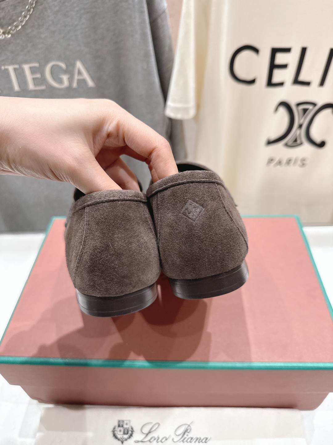 高版本出厂 男码+20 Loro Piana* LP诺悠翩雅‖2026ss专柜同步新款平底鞋一脚蹬乐福鞋