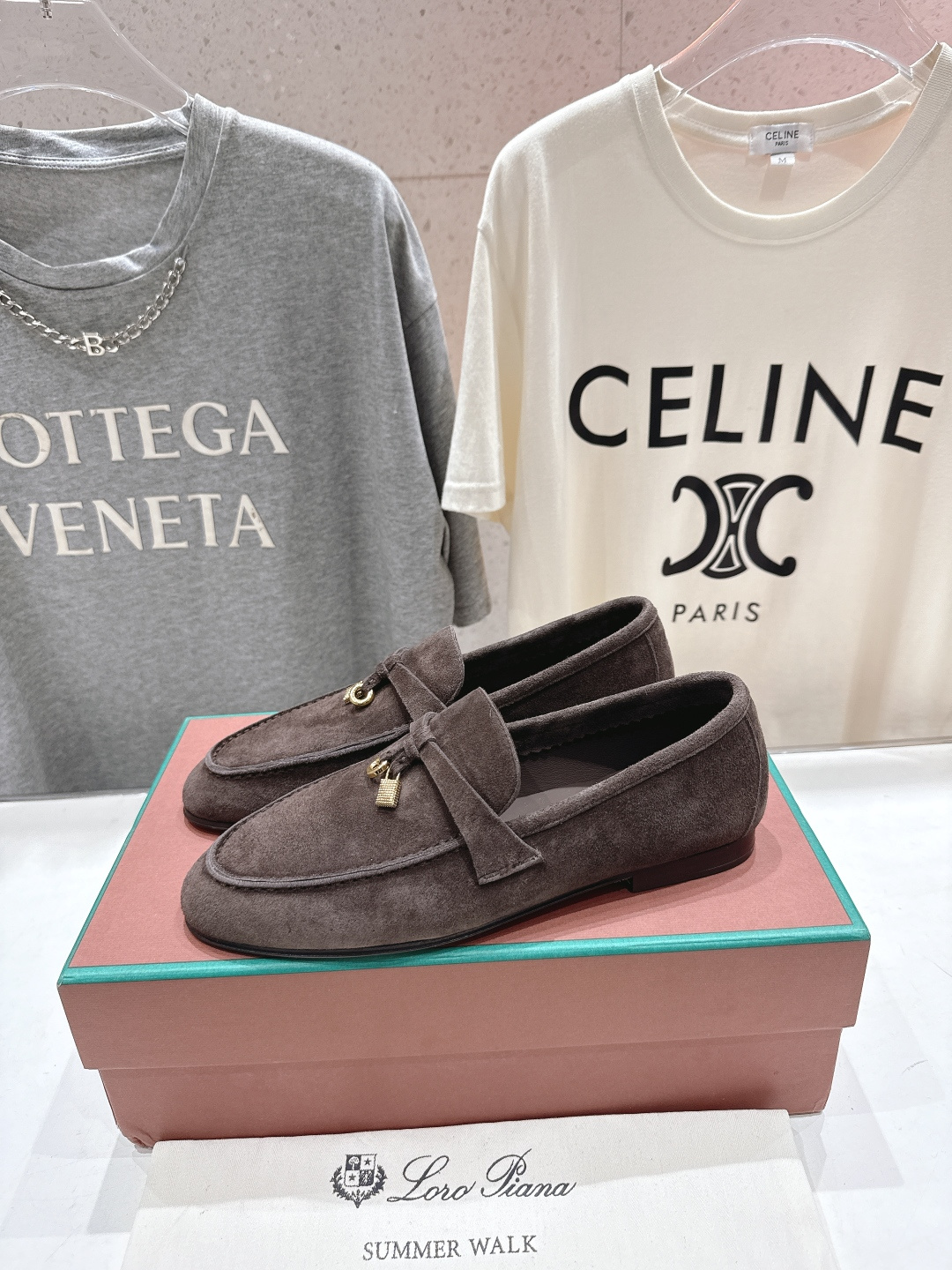 高版本出厂 男码+20 Loro Piana* LP诺悠翩雅‖2026ss专柜同步新款平底鞋一脚蹬乐福鞋