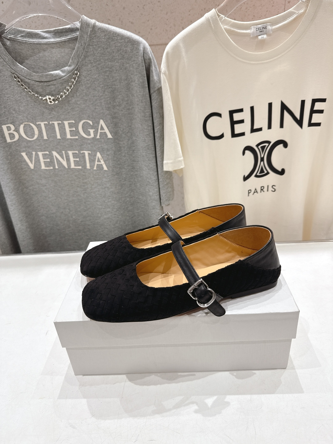 高版本出厂 the row 2026ss春夏走秀爆款小方头平底鞋玛丽珍休闲鞋单鞋非常舒服的平底鞋，极简设