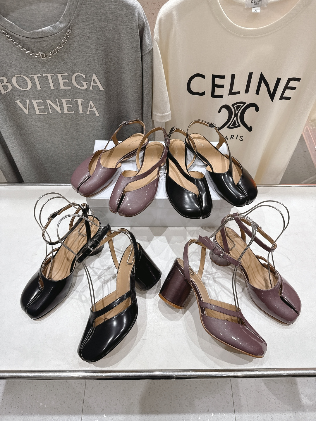 NO:891076,Combination picture, split-toe shoes19860909组合图,分趾鞋,Women's Shoes