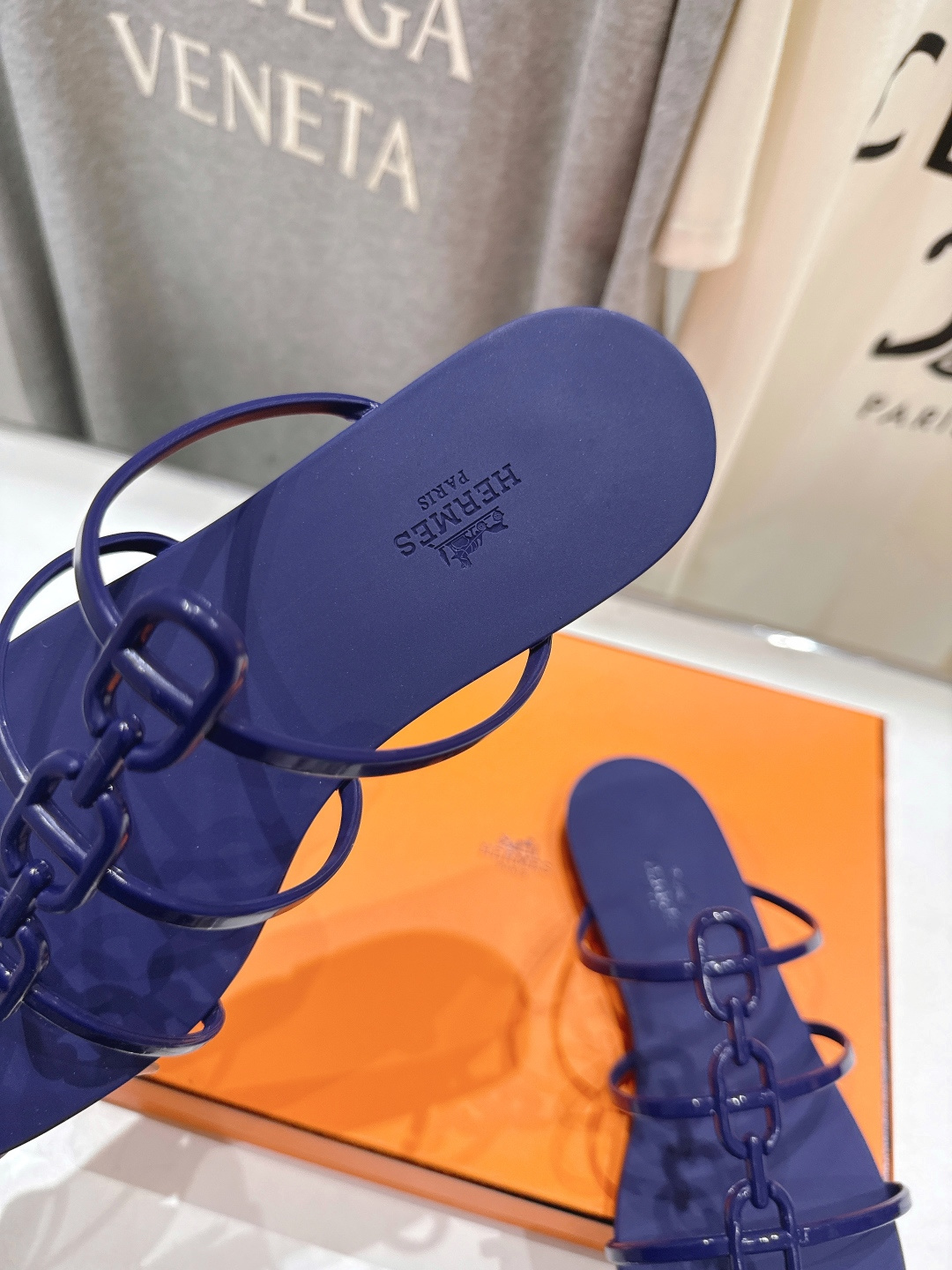 高版本出厂 Hermes/爱马仕F036 H家2026ss夏季新款 Extra度假风平底夹脚沙滩女拖鞋H