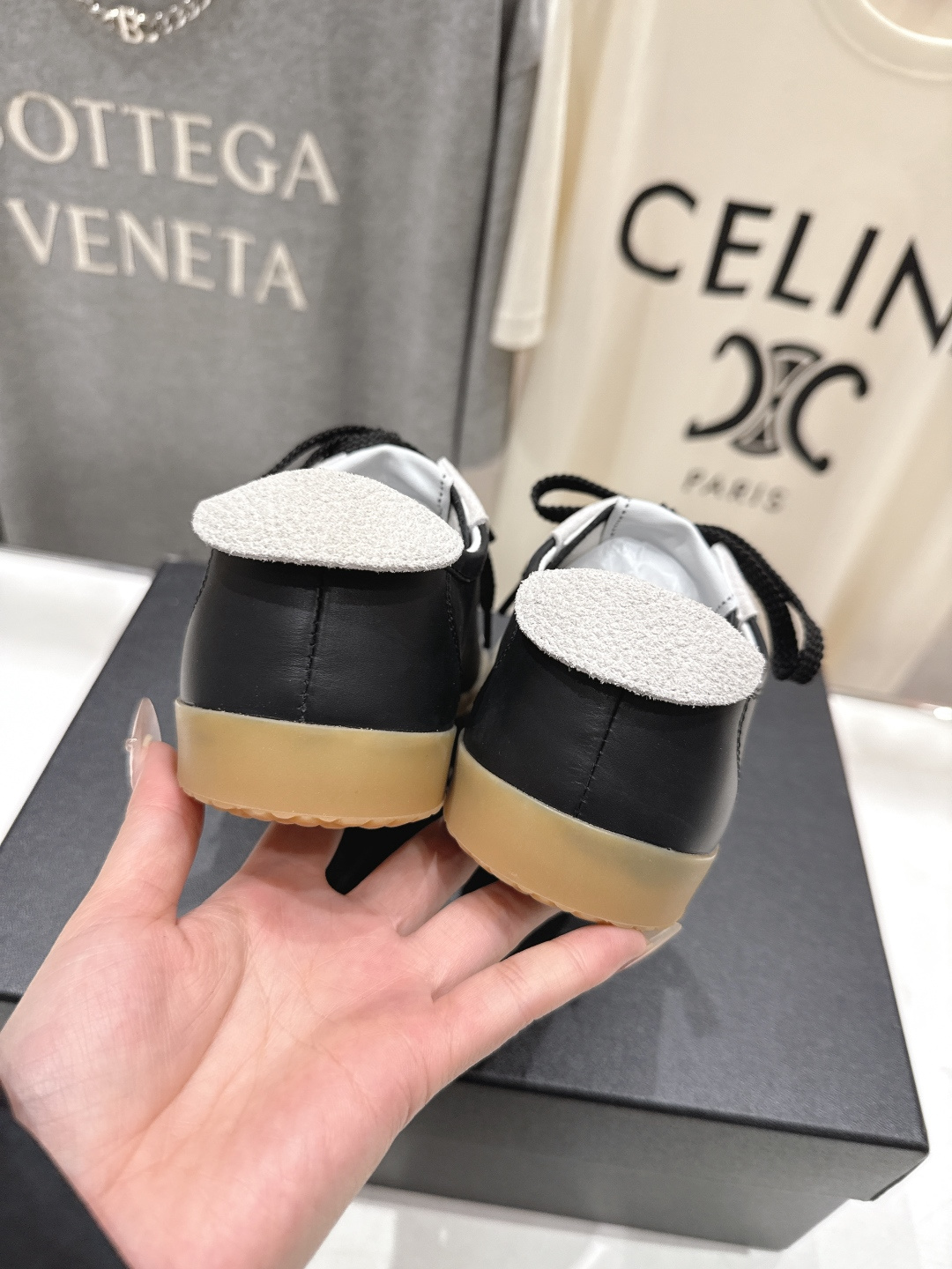 高版本出厂 Chanel*香奈儿 小香F015 2026ss早春新款平底系带熊猫鞋休闲运动鞋饼干鞋阿甘鞋