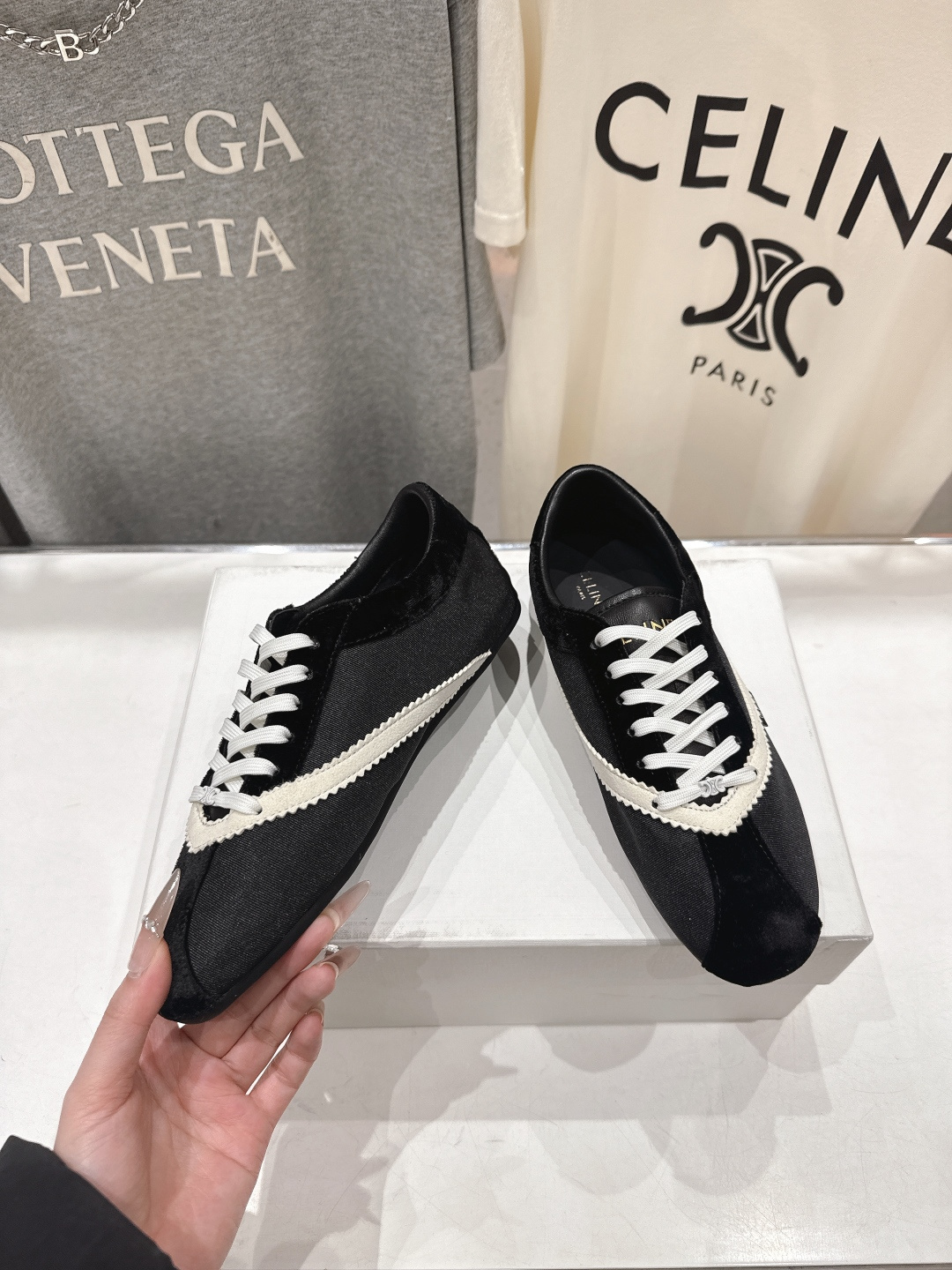 高版本出厂 Celine*思琳赛琳F035 2026ss新款系带休闲鞋德训鞋阿甘鞋小红书种草款，简单利落