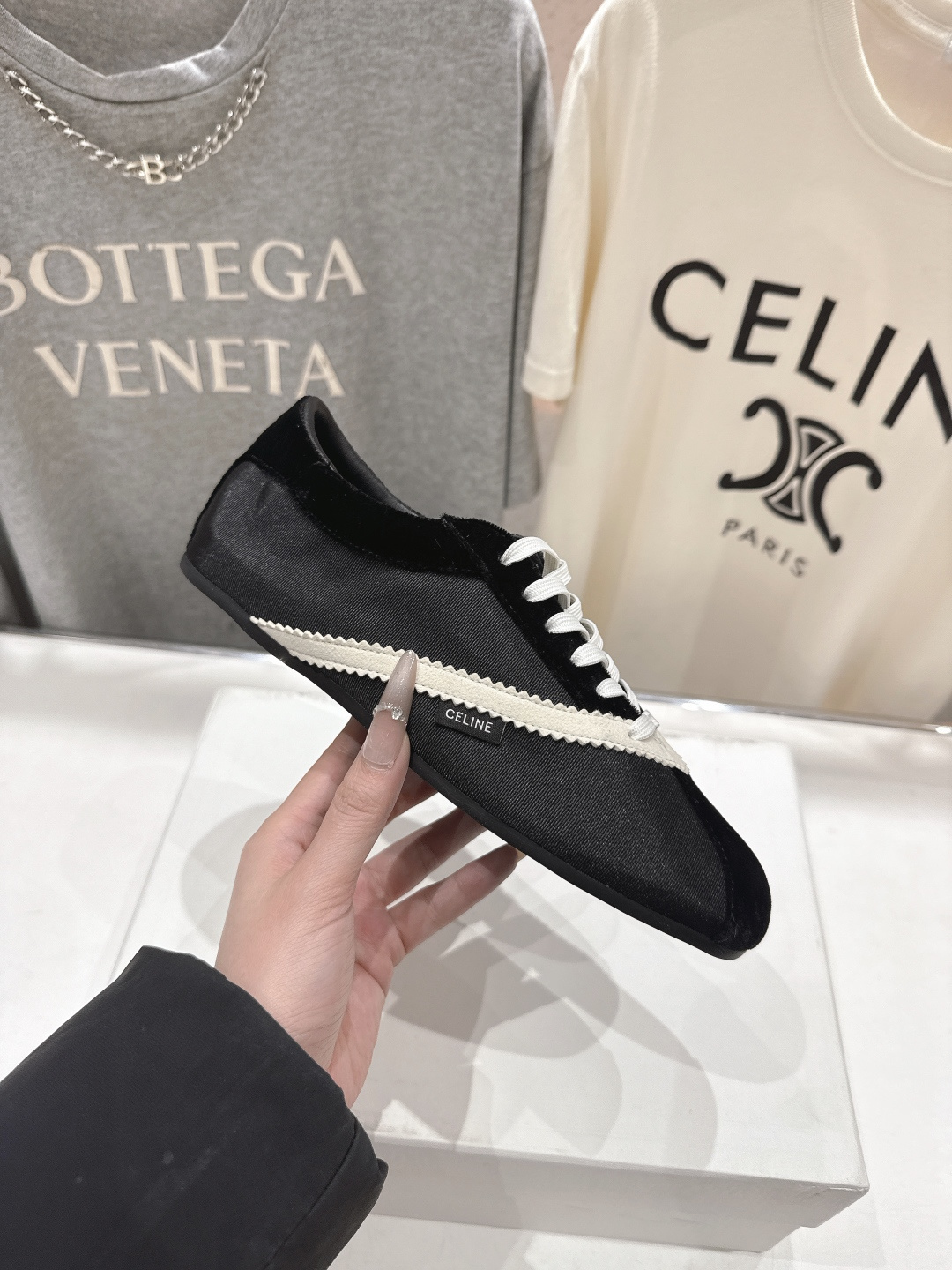 高版本出厂 Celine*思琳赛琳F035 2026ss新款系带休闲鞋德训鞋阿甘鞋小红书种草款，简单利落