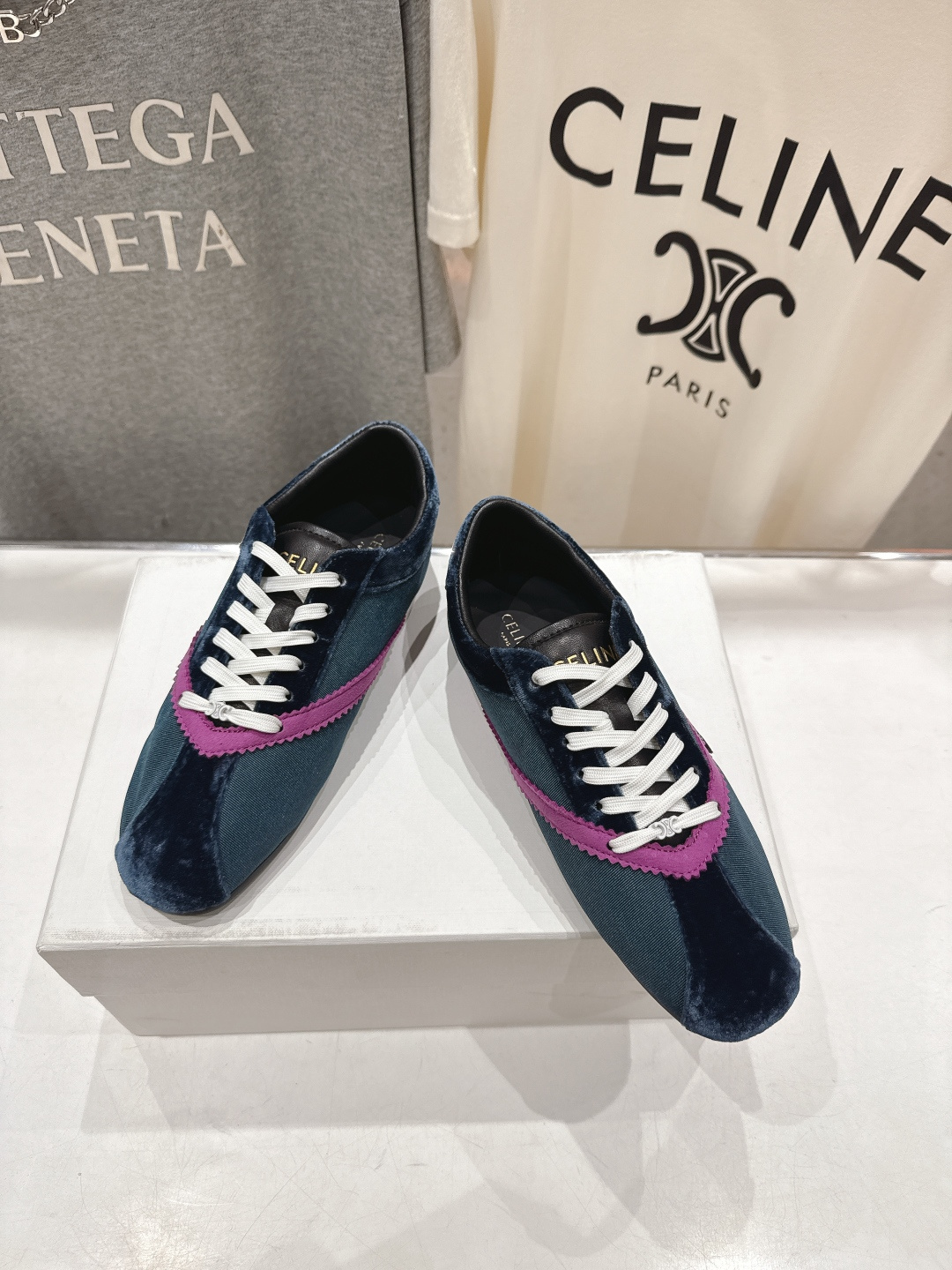 高版本出厂 Celine*思琳赛琳F035 2026ss新款系带休闲鞋德训鞋阿甘鞋小红书种草款，简单利落