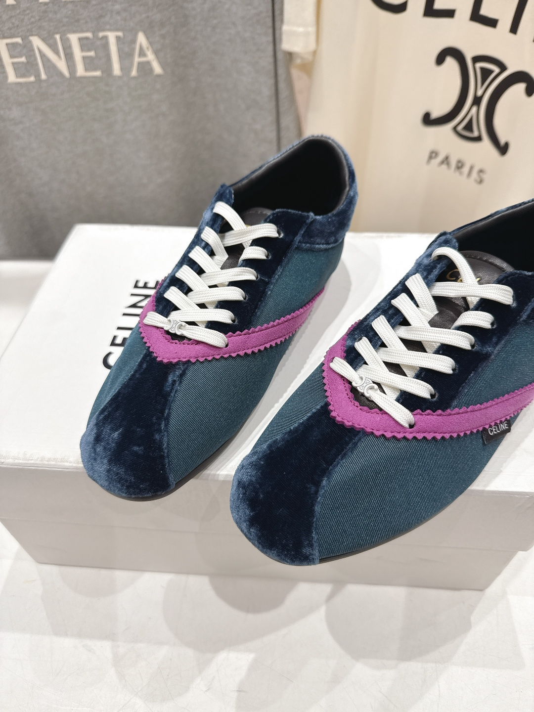 高版本出厂 Celine*思琳赛琳F035 2026ss新款系带休闲鞋德训鞋阿甘鞋小红书种草款，简单利落