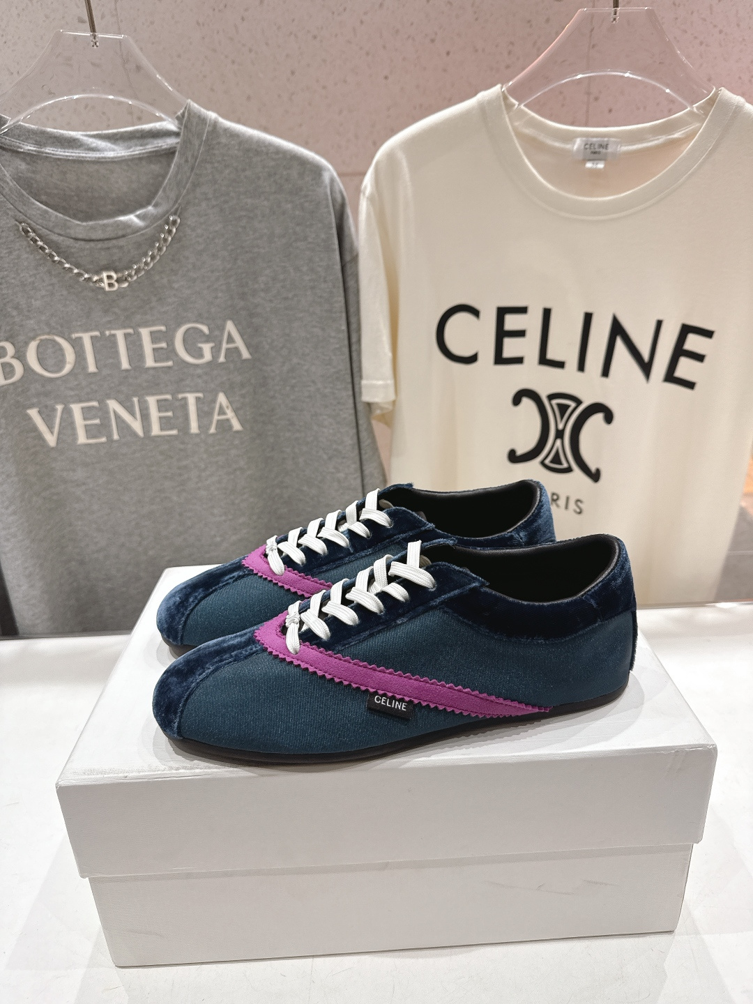 高版本出厂 Celine*思琳赛琳F035 2026ss新款系带休闲鞋德训鞋阿甘鞋小红书种草款，简单利落