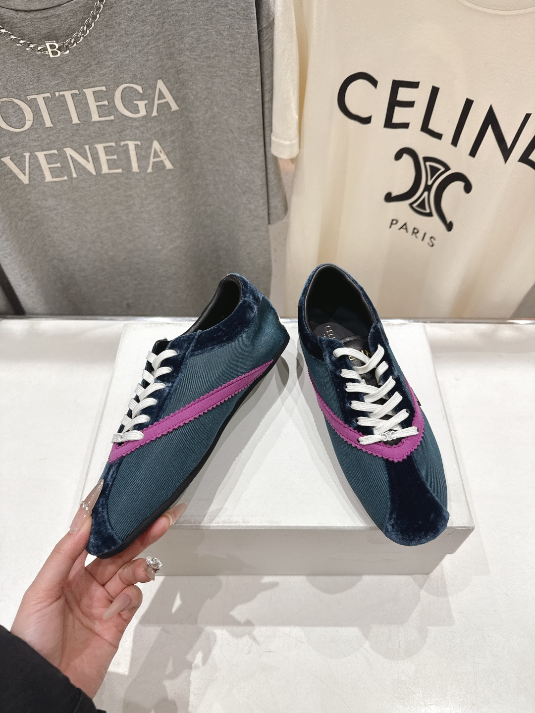 高版本出厂 Celine*思琳赛琳F035 2026ss新款系带休闲鞋德训鞋阿甘鞋小红书种草款，简单利落