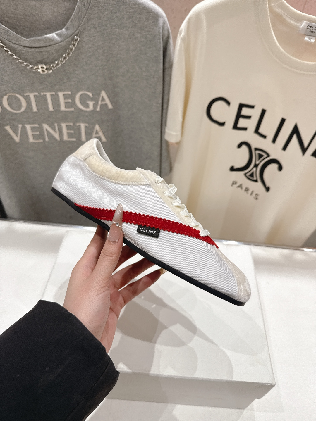 高版本出厂 Celine*思琳赛琳F035 2026ss新款系带休闲鞋德训鞋阿甘鞋小红书种草款，简单利落