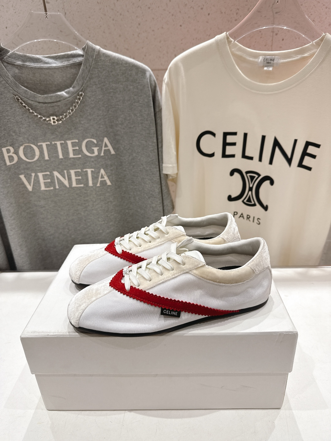 高版本出厂 Celine*思琳赛琳F035 2026ss新款系带休闲鞋德训鞋阿甘鞋小红书种草款，简单利落