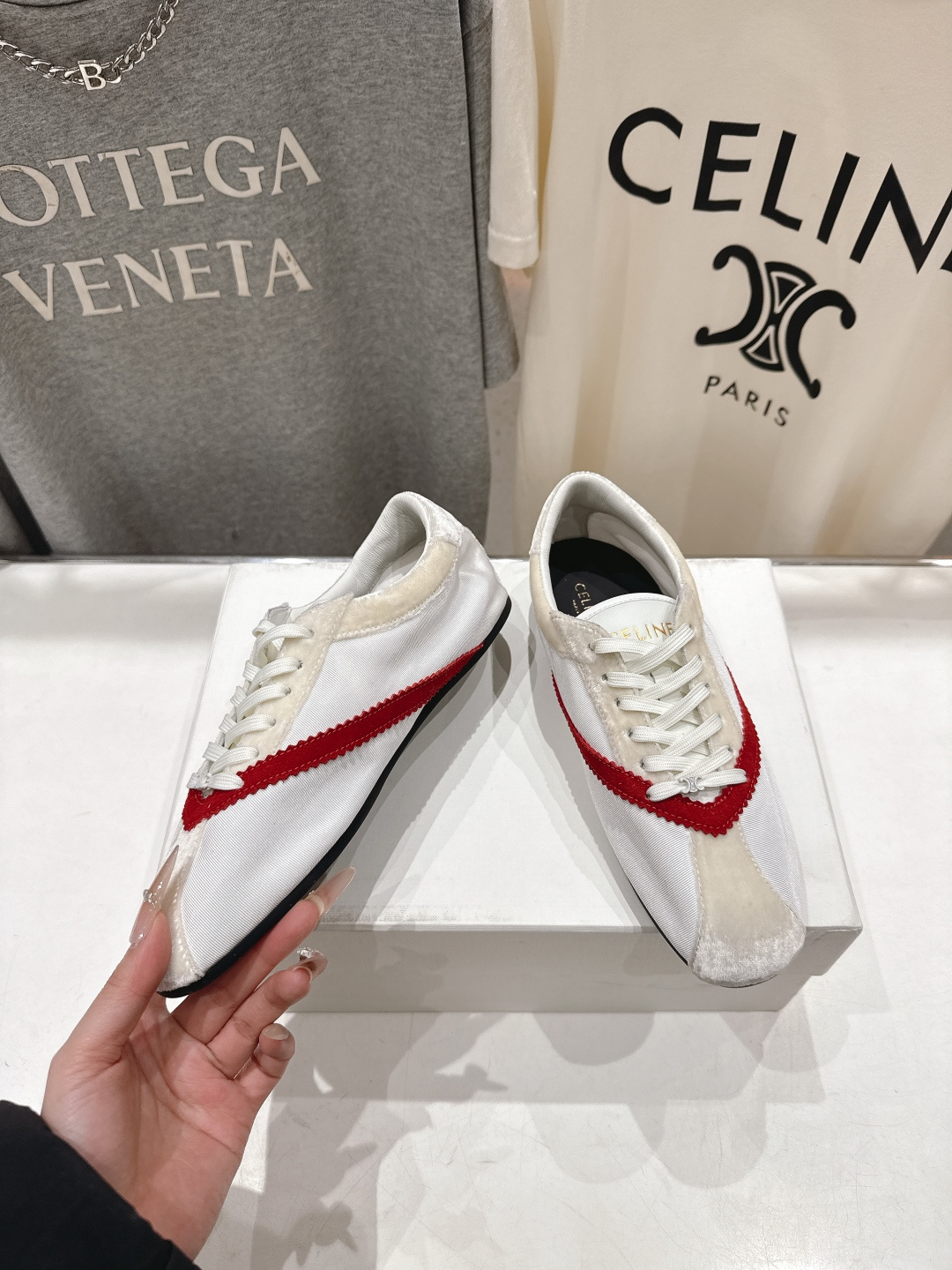高版本出厂 Celine*思琳赛琳F035 2026ss新款系带休闲鞋德训鞋阿甘鞋小红书种草款，简单利落