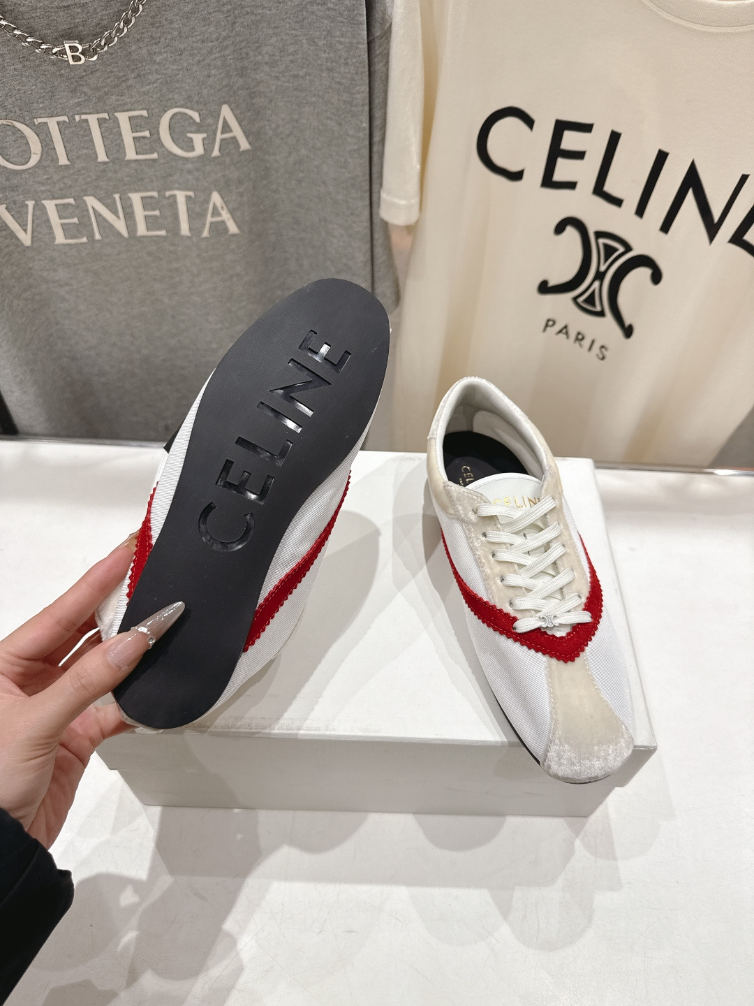 高版本出厂 Celine*思琳赛琳F035 2026ss新款系带休闲鞋德训鞋阿甘鞋小红书种草款，简单利落