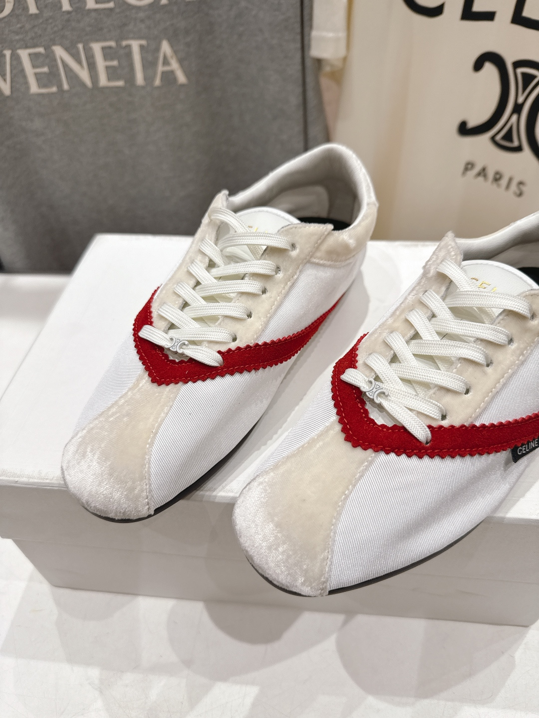 高版本出厂 Celine*思琳赛琳F035 2026ss新款系带休闲鞋德训鞋阿甘鞋小红书种草款，简单利落