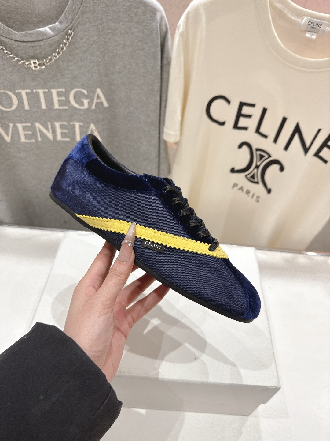 高版本出厂 Celine*思琳赛琳F035 2026ss新款系带休闲鞋德训鞋阿甘鞋小红书种草款，简单利落