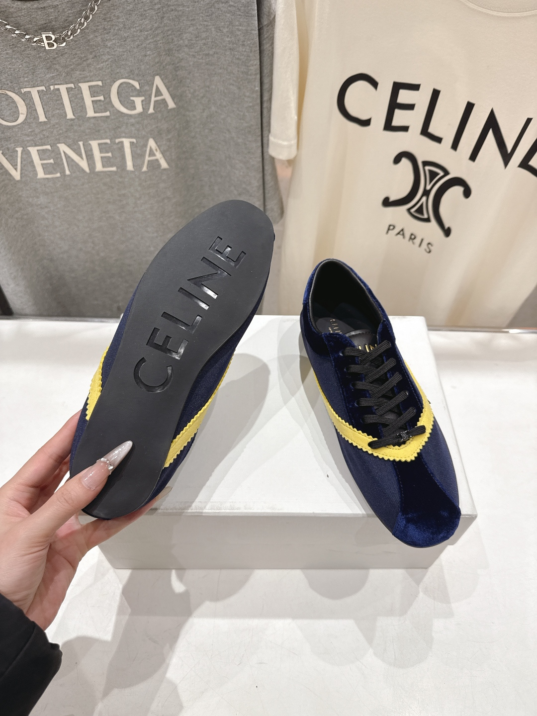 高版本出厂 Celine*思琳赛琳F035 2026ss新款系带休闲鞋德训鞋阿甘鞋小红书种草款，简单利落