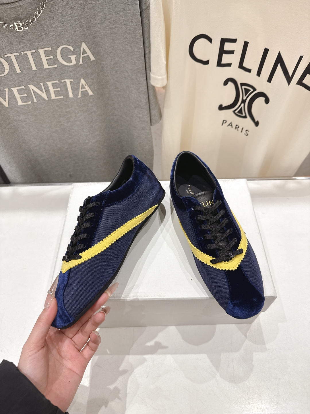 高版本出厂 Celine*思琳赛琳F035 2026ss新款系带休闲鞋德训鞋阿甘鞋小红书种草款，简单利落