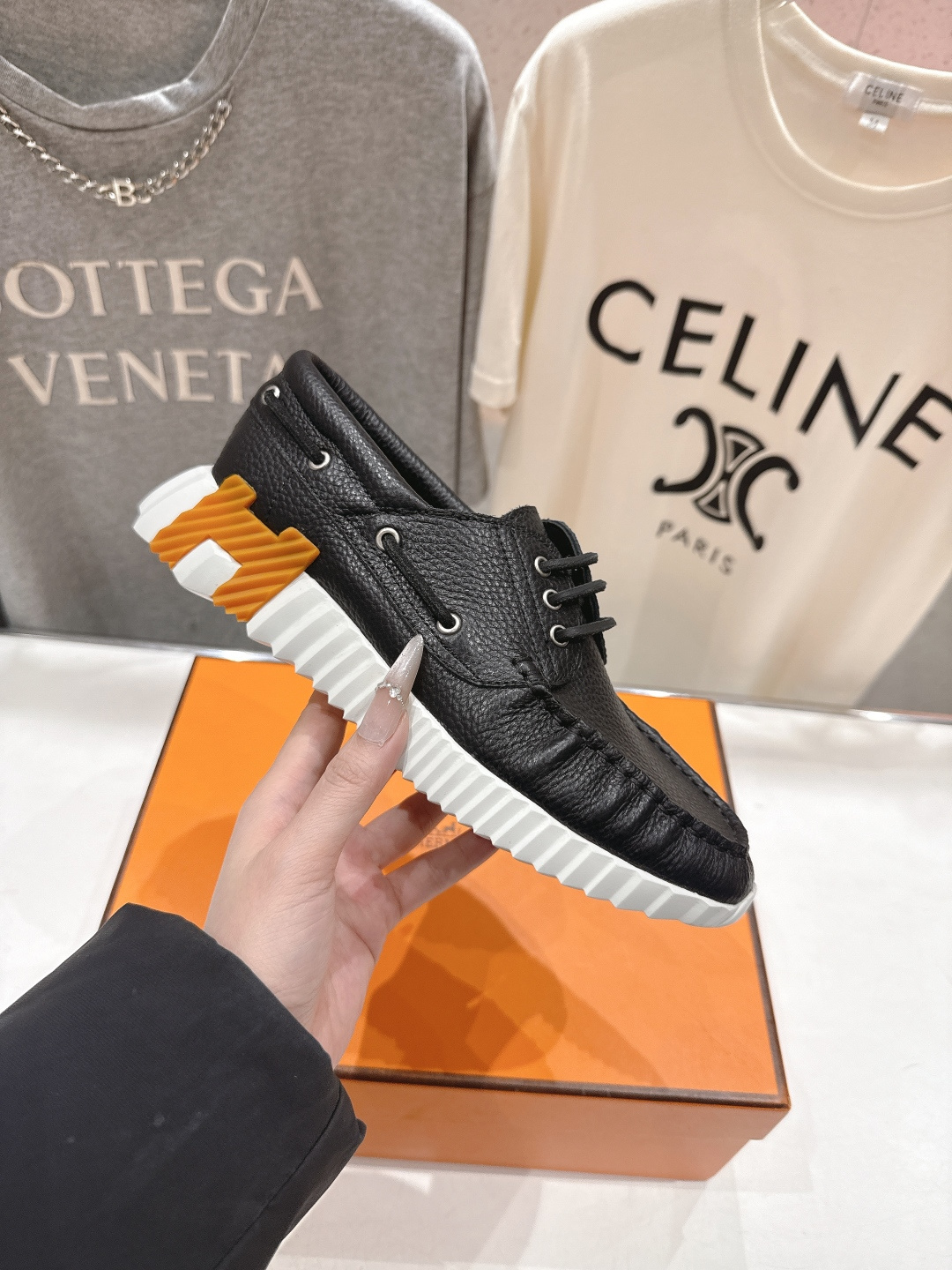 高版本出厂 男码+10 Hermes/爱马仕H家F056 26ss新款情侣运动休闲鞋跑步鞋～市场顶级版本